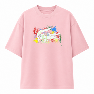 T-SHIRT CÁ SẤU HỒNG MS40